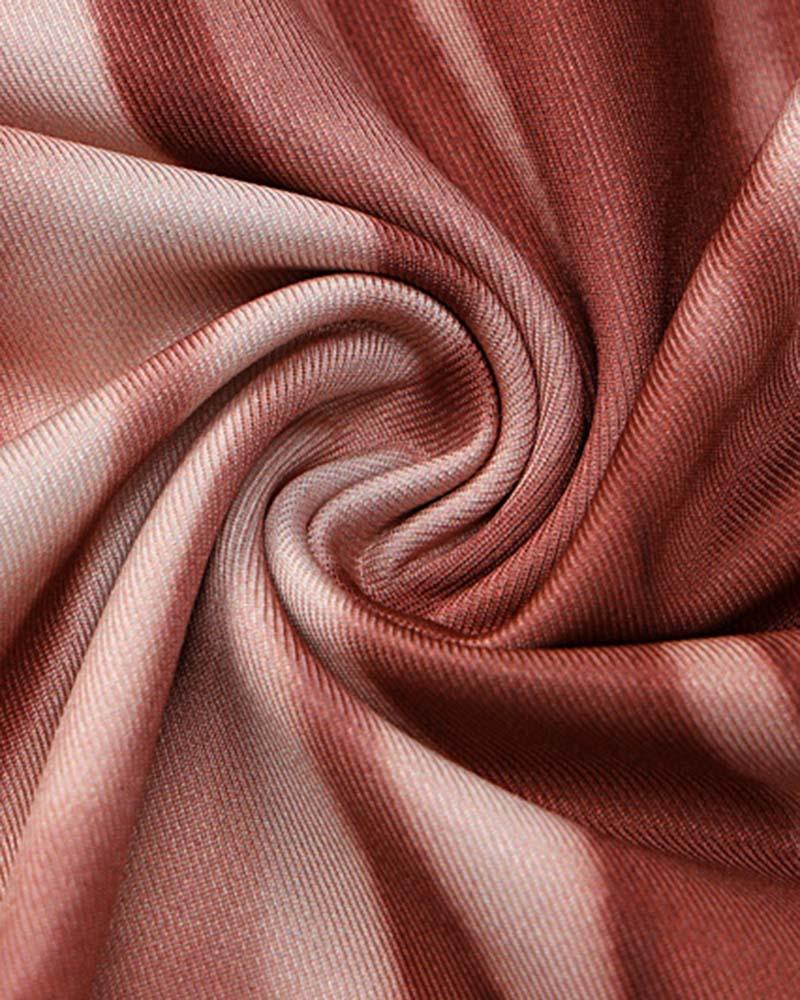Satin Long-Sleeve Maxi Dress