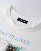 Printed Strappy Cropped T-Shirt