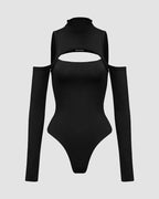 Cutout Long-Sleeve Top