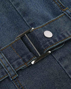 Denim Strapless Mini Dress