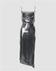 Cowl-Neck Long-Sleeve Maxi Dress with a Split Detail