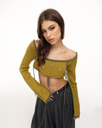Knit Bandeau Top