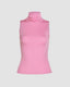 High-Neck Sleeveless Tank Top
