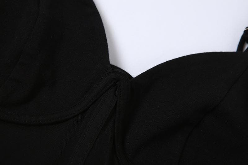 Strappy Ruffled Mesh Mini Dress with Ruched Details
