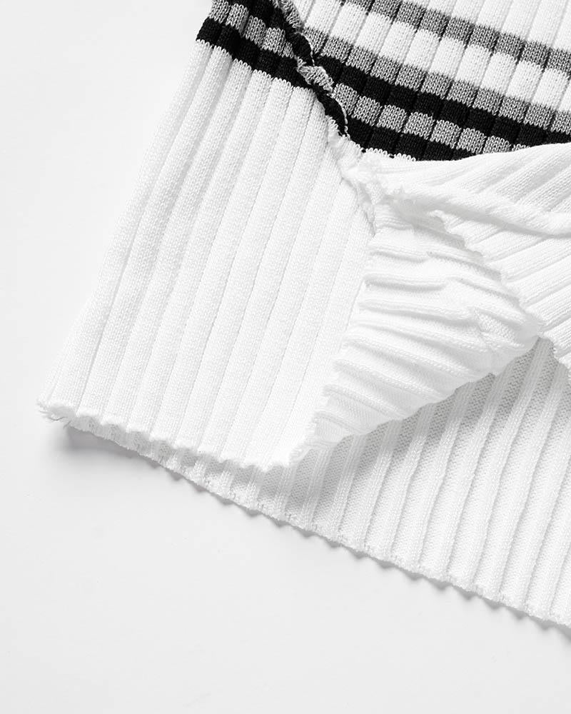 Ribbed Cropped Crop Top