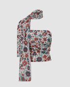 Strapless Retro Top