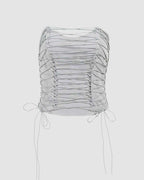 Strapless Cropped Corset Top