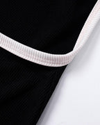 Scoop-Neck Open-Back Dress