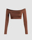 Strapless Cropped Crop Top