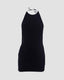 Scoop-Neck Open-Back Dress