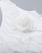 Asymmetric Top with Ruffle Details