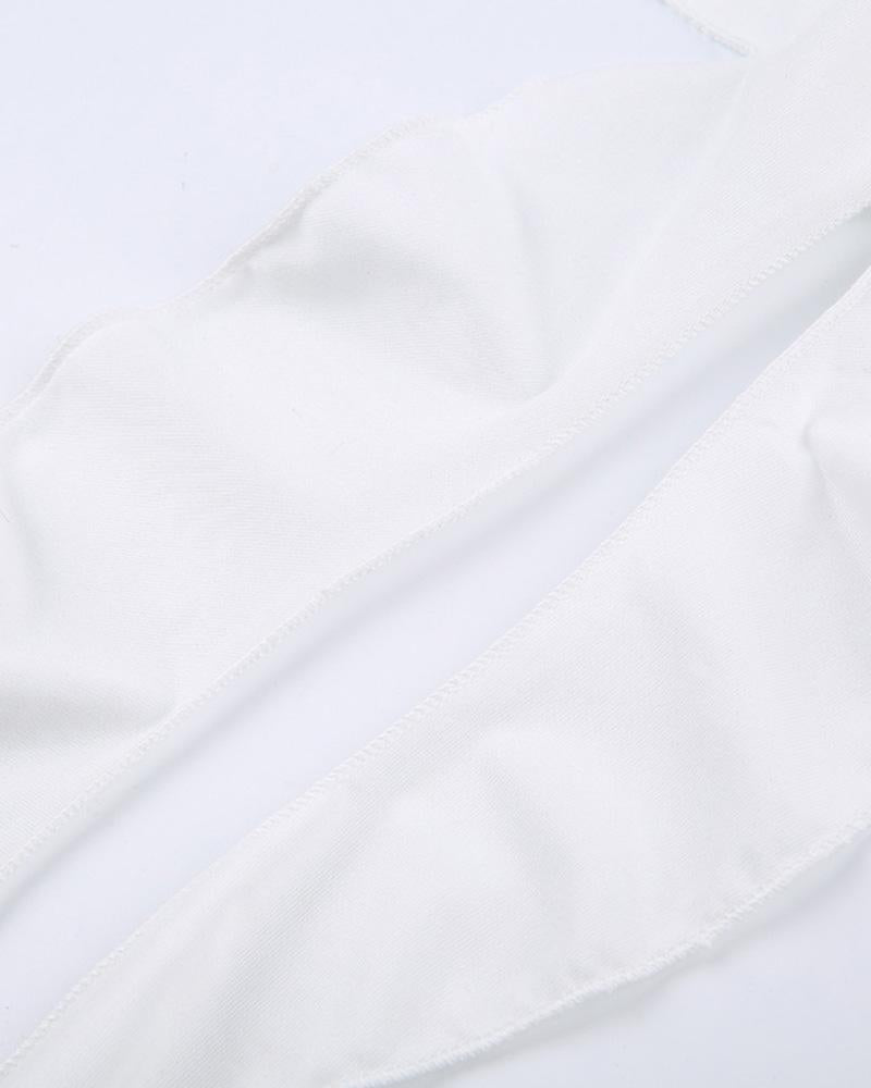 Strapless Asymmetric Dress