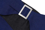 Denim Strapless Open-Back Top with Panel Details