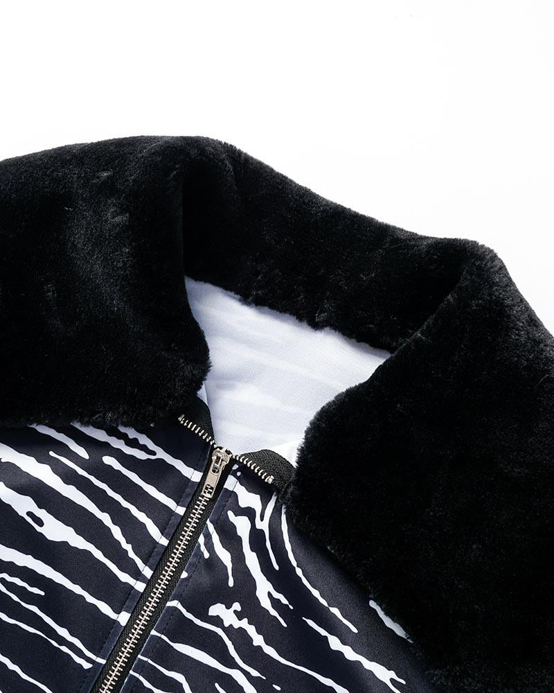 Cropped Crop Top with Zip Details