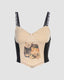 Cropped Sleeveless Corset Top