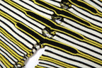 Striped Knit Strappy Cami Top with Cutout Details