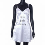 Strappy V-Neck Mini Dress with an Open Back