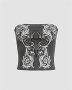 Strapless Sleeveless Top