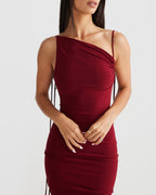 Tie-Strap Layered Seamless Maxi Dress