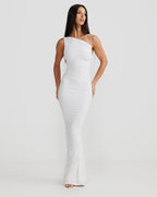 Tie-Strap Layered Seamless Maxi Dress