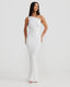 Tie-Strap Layered Seamless Maxi Dress