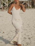 Floral Knit Midi Dress