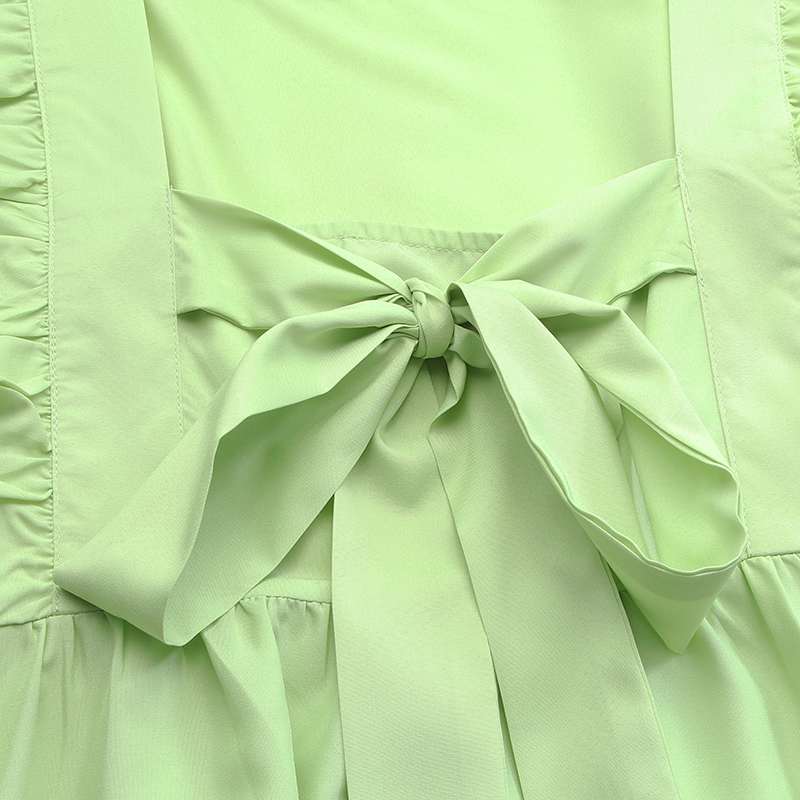 A-Line Sleeveless Midi Dress with Ruffle Details