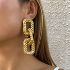 Carol Acrylic and Zinc-Alloy Earrings