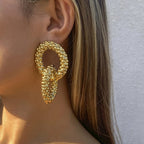 Carol Acrylic and Zinc-Alloy Earrings