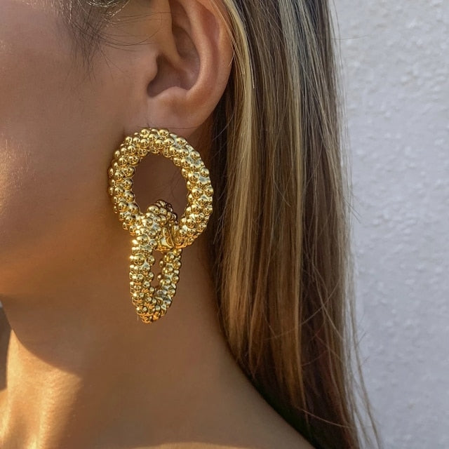 Carol Acrylic and Zinc-Alloy Earrings