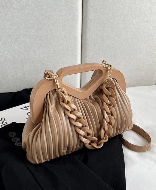 Chain-Detail Convertible Rebecca Bag