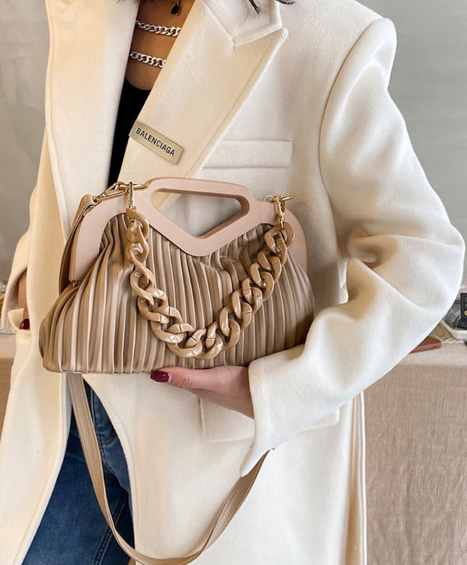 Chain-Detail Convertible Rebecca Bag