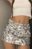 Mini Skirt with Sequin Detail