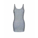 Glitter Sheer Mini Dress