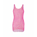 Glitter Sheer Mini Dress
