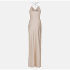 Off-Shoulder Maxi Dress with a Split Detail
