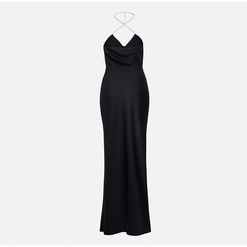 Off-Shoulder Maxi Dress with a Split Detail
