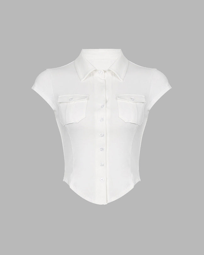 T-Shirt with Pockets Main image